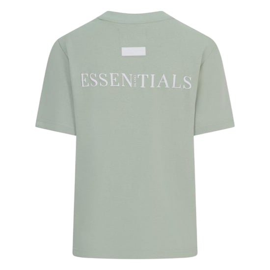 Blank Essentials Dames-T-shirt met logo uit de Essentials-collectie in boyfriend-stijl (Salie Groen) - Image 3