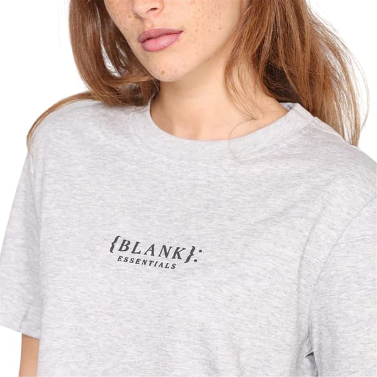 Blank Essentials Dames-T-shirt met logo uit de Essentials-collectie in boyfriend-stijl (Grijze Mergel) - Image 4