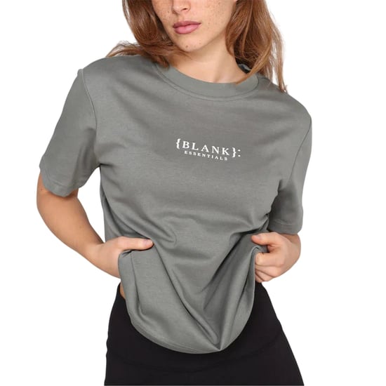 Blank Essentials Dames-T-shirt met logo uit de Essentials-collectie in boyfriend-stijl (Salie) - Image 1