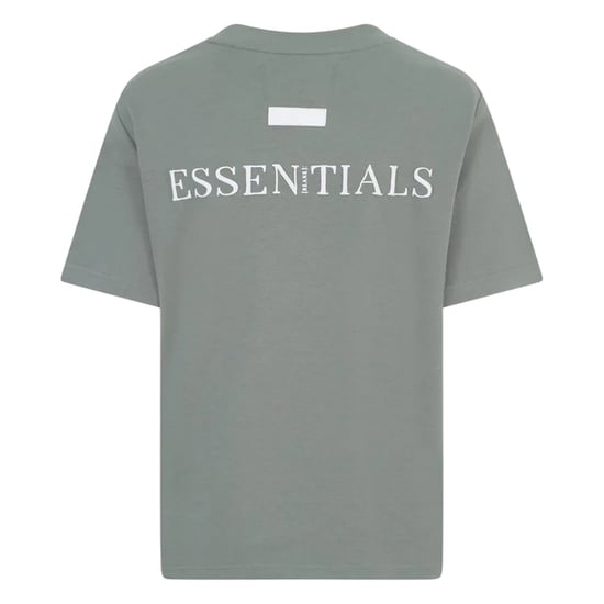 Blank Essentials Dames-T-shirt met logo uit de Essentials-collectie in boyfriend-stijl (Salie) - Image 3