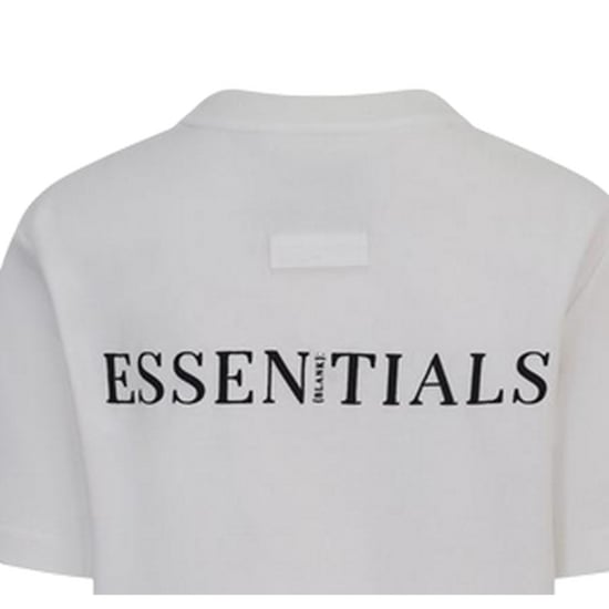 Blank Essentials Dames-T-shirt met logo uit de Essentials-collectie in boyfriend-stijl (Gebroken wit) - Image 3