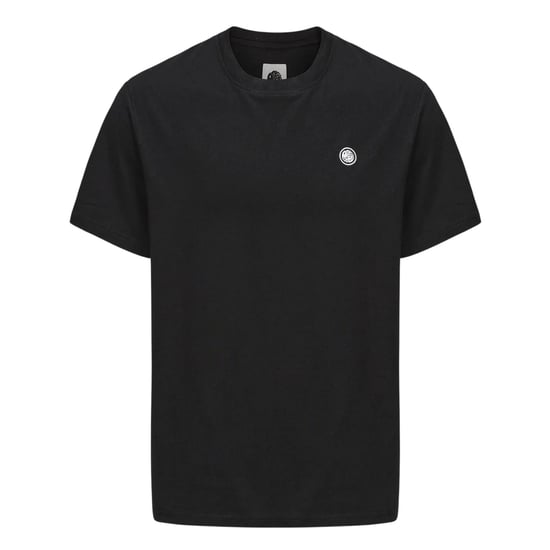 Pretty Green Heren-T-shirt met logo op de borst en ronde hals (Zwart) - Image 1
