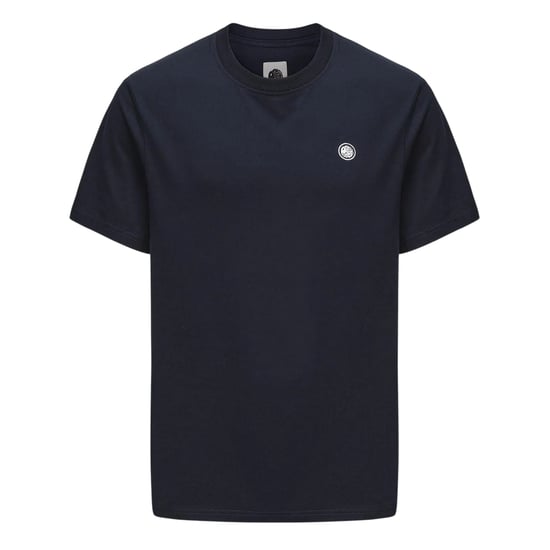 Pretty Green Heren-T-shirt met logo op de borst en ronde hals (Marine) - Image 1
