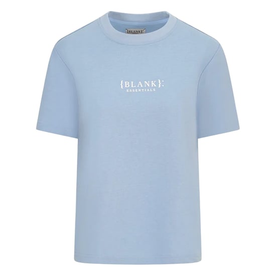 Blank Essentials Dames-T-shirt met logo uit de Essentials-collectie in boyfriend-stijl (Mineraalblauw) - Image 2
