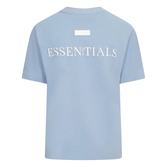 Blank Essentials Dames-T-shirt met logo uit de Essentials-collectie in boyfriend-stijl (Mineraalblauw) - Image 3