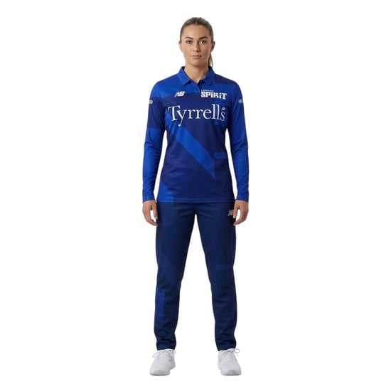 New Balance Cricketpoloshirt voor dames uit Londen (Team Koningsblauw) - Image 1