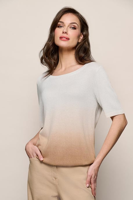 Cecile Top Offwhite / Zand - Image 1