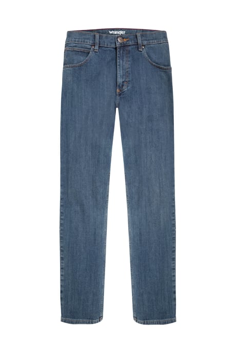 Wrangler Greensboro Regular Mid Stone Broek - Image 1
