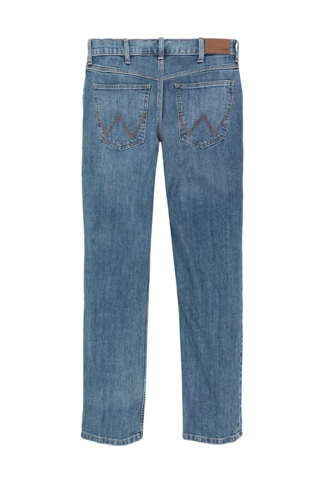 Wrangler Greensboro Regular Mid Stone Broek - Image 3