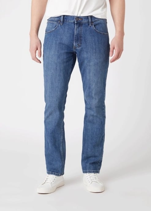 Wrangler Greensboro Regular Mid Stone Broek - Image 5