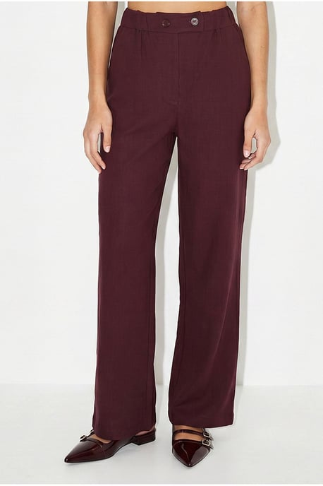 Gordelvrije Mouwloze Blouse en Wijde Broek Set - Image 6