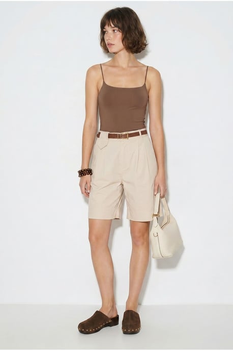 Hoogwaardige Tailleshorts met Ceintuur - Image 4