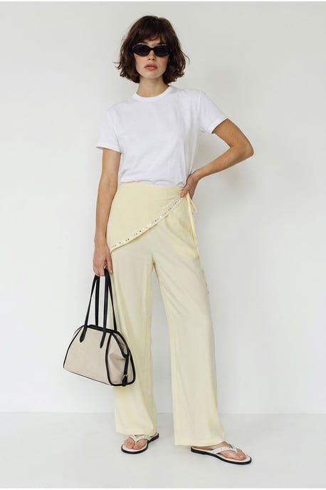Brede Pijpen Pull-On Broek - Image 1