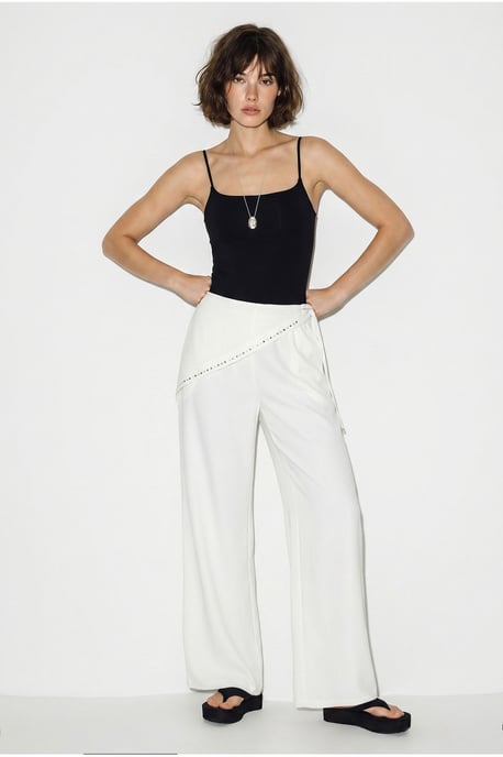 Brede Pijpen Pull-On Broek - Image 1