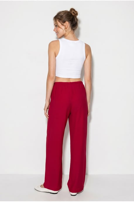 Dames wijde crepe broek - Image 5