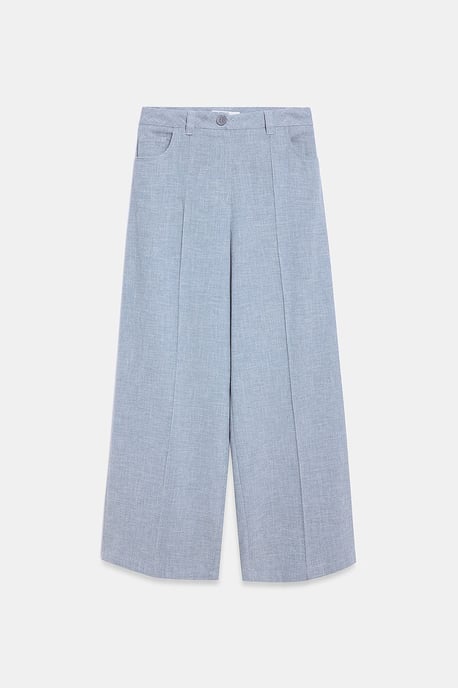 Hoge Taille Wijde Pantalon met Plissé - Image 6