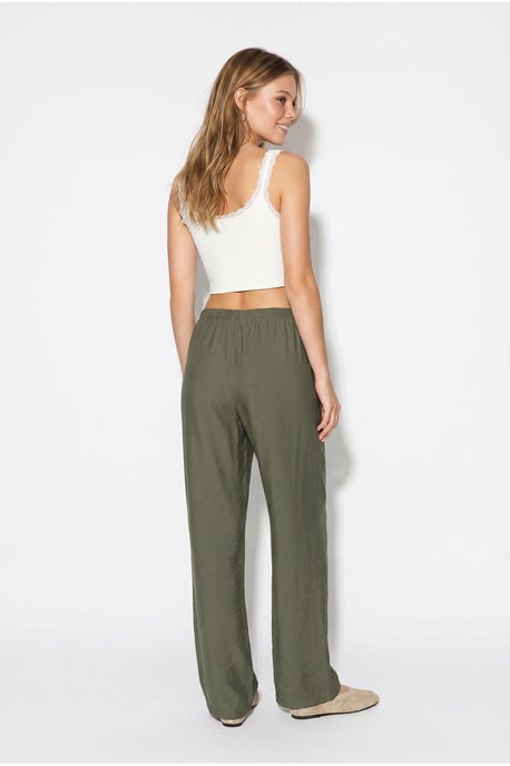 Dames Wijde Pijp Crêpe Broek - Image 5