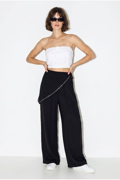 Brede Pijpen Pull-On Broek - Image 1
