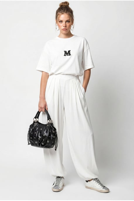 Oversized Crewneck T-shirt en Wijde Broek Set - Image 2