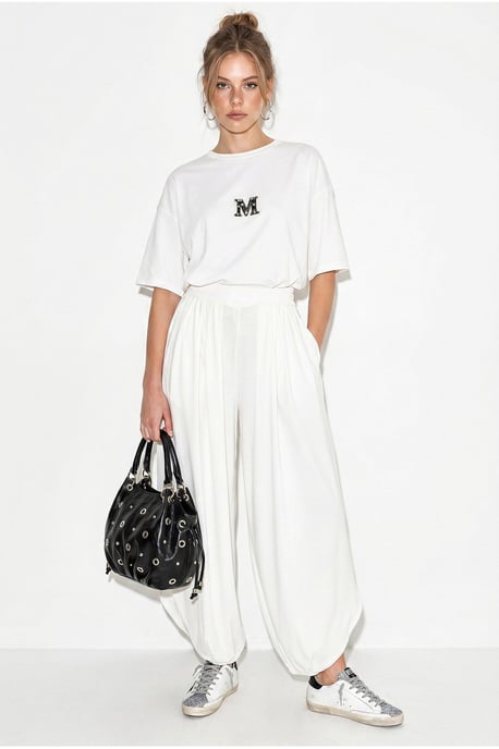 Oversized Crewneck T-shirt en Wijde Broek Set - Image 3