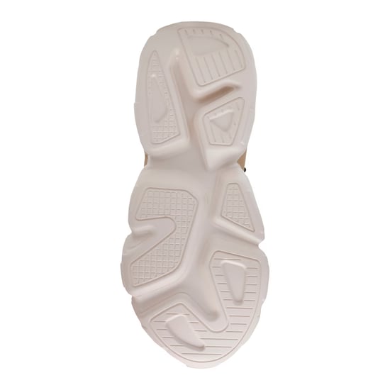 Steve Madden Dames Spectator Veterschoenen Chunky Platform Trainers (Zwart Zilver) - Image 4