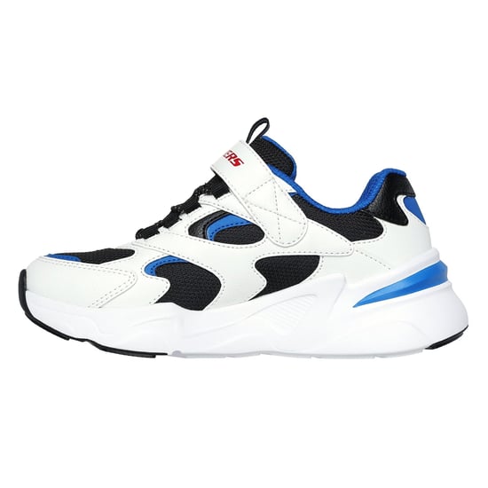 Skechers Bobsbamina Mesh-sportschoenen voor kinderen (Wit/zwart/blauw) - Image 2