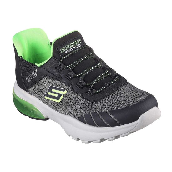 Skechers Razor Air voor kinderen – Hyper-Brisk instapschoenen (Houtskool/zwart) - Image 5