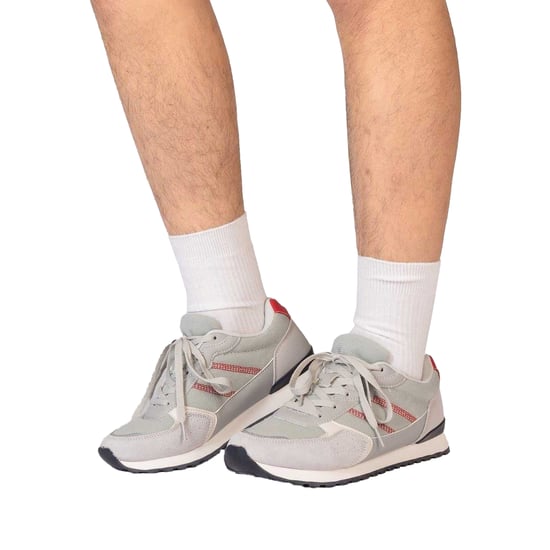 Donnay Bob-sportschoenen voor heren (Lichtgrijs) - Image 4
