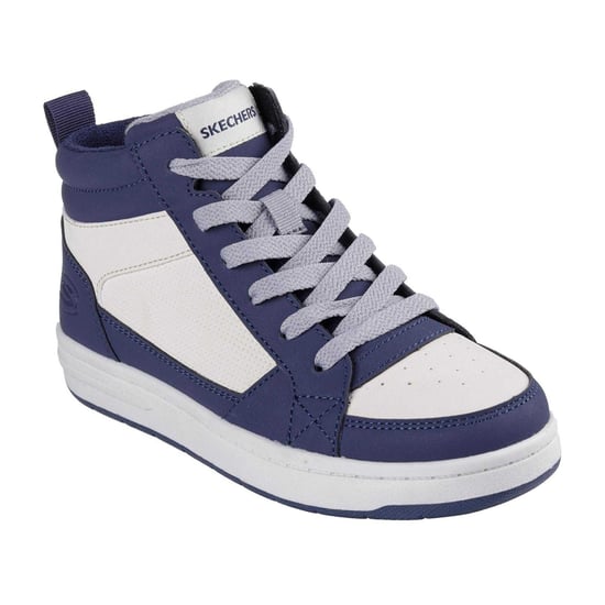 Skechers Hoge sneakers met fleecevoering voor kinderen (Marine/Tan) - Image 5