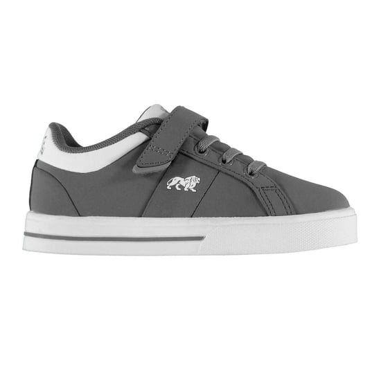 Lonsdale Latimer leren sportschoenen voor kinderen (Grijs) - Image 1