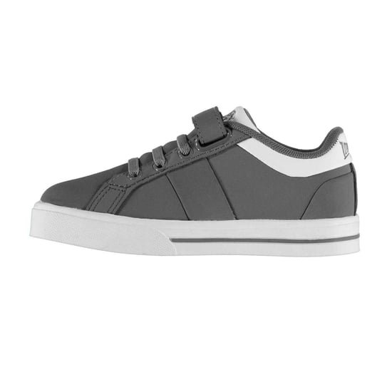 Lonsdale Latimer leren sportschoenen voor kinderen (Grijs) - Image 2
