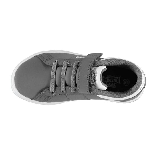 Lonsdale Latimer leren sportschoenen voor kinderen (Grijs) - Image 3