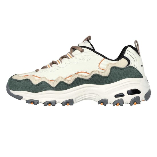 Skechers DLites Classic-sportschoenen voor kinderen (Uit Wit/Groen) - Image 2