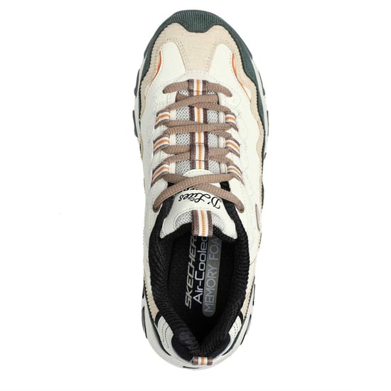 Skechers DLites Classic-sportschoenen voor kinderen (Uit Wit/Groen) - Image 3