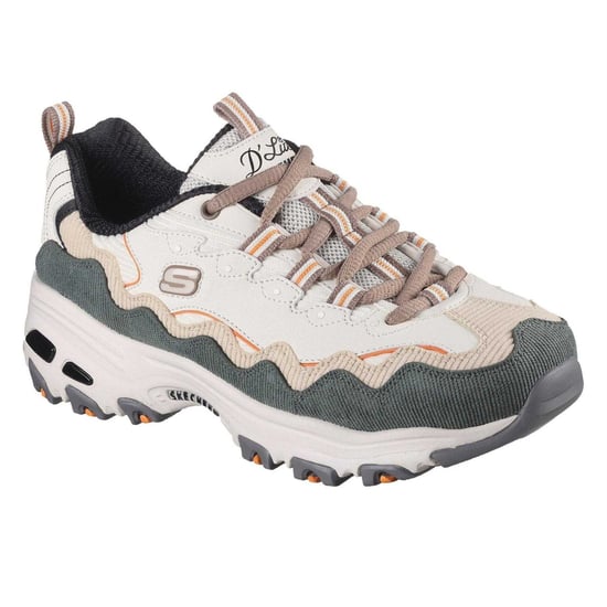 Skechers DLites Classic-sportschoenen voor kinderen (Uit Wit/Groen) - Image 5