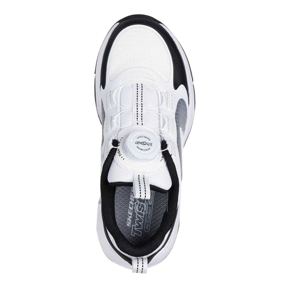 Skechers Retrotech-sportschoenen met contrasterende details voor kinderen (Wit, Zwart) - Image 3