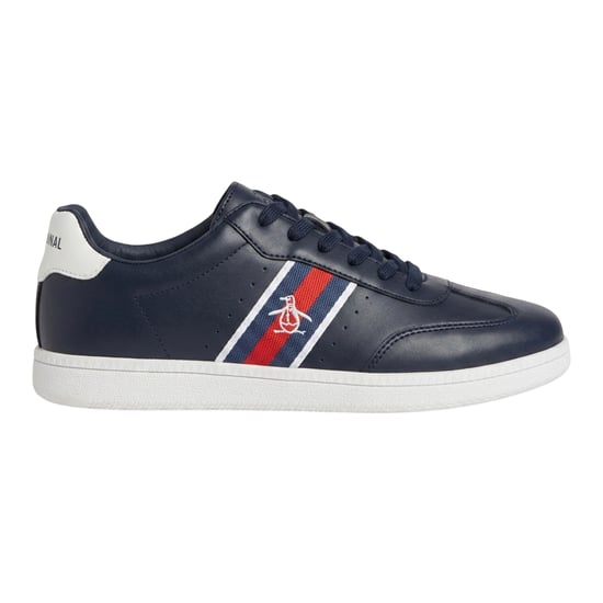 Original Penguin Heren Platte Trainers (Marine) - Image 1