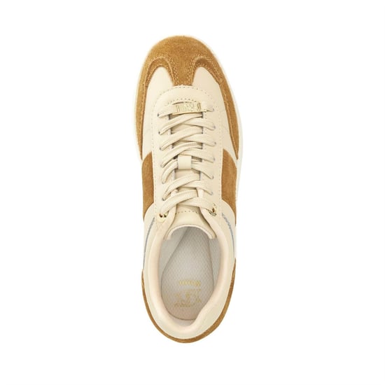 Dune London Dames Verleidelijk Suède Platform Sneakers (Bruin) - Image 6