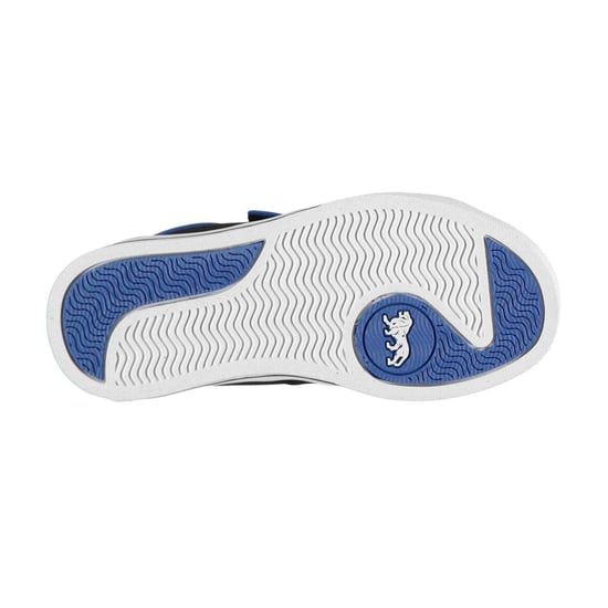 Lonsdale Latimer leren sportschoenen voor kinderen (ZWART/BLAUW) - Image 4