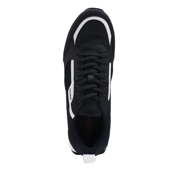Hugo Icelin leren sneakers voor heren (Donkerblauw) - Image 3