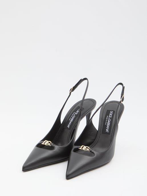Slingback Pumps in zijde nappa - Image 2