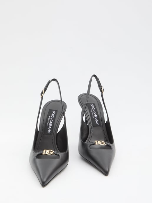 Slingback Pumps in zijde nappa - Image 5