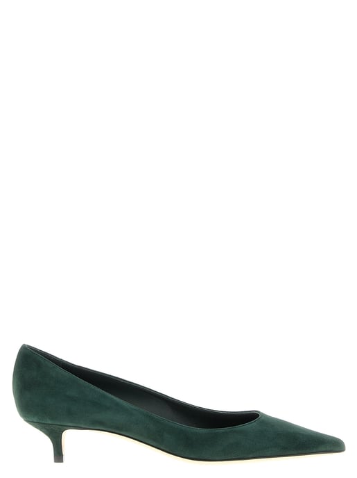 Jimmy Choo Bicolor Leren Middenhak Pumps - Image 1