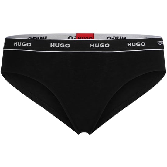 Hugo Slipjes met middelhoge taille voor dames (Zwart, Wit) - Image 2