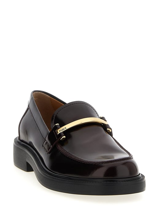 Tod's Bordeaux Kalfsleer Instapschoenen - Image 2