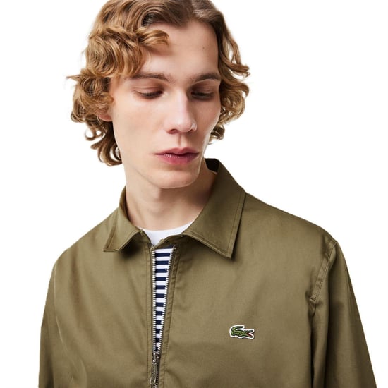 Lacoste Bomberjack met logo voor heren (Groen) - Image 3