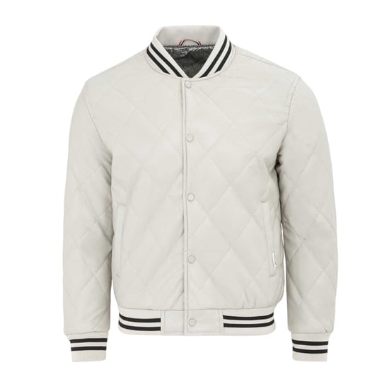 Firetrap Mannen Snap Bomberjack (Wit) - Image 1