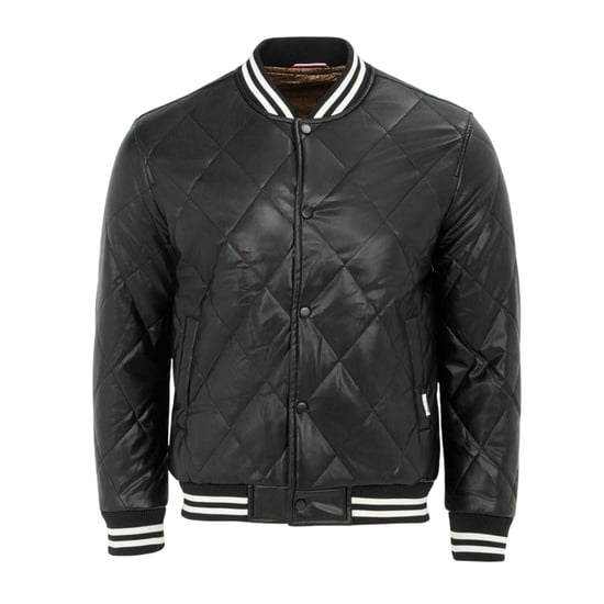 Firetrap Heren Snap Bomberjack (Zwart) - Image 1