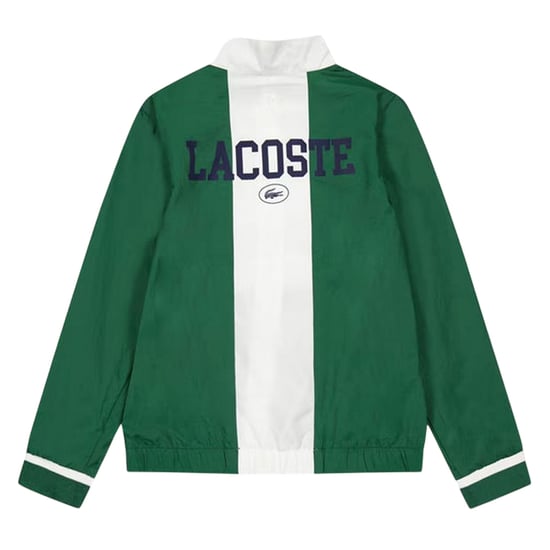 Lacoste Kinder-trainingsjack met logo, standaardmodel (Groen/Wit) - Image 3