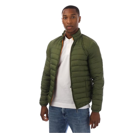 Aquascutum Heren Puffer Jas (Leger Groen) - Image 2